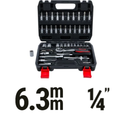 Muciņu komplekti 6.3 mm (1/4