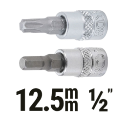 Skrūvgriežu uzgaļi muciņās 12.5 mm (1/2