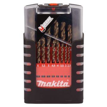 "M-Force" metalo grąžtų rinkinys 19 dalių (1-10 mm) HSS-G