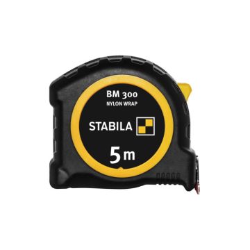 19577 STABILA BM300 mērlenta, neilona pārklājums, 5m