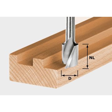 Spiralinis griovelių frezavimo įrenginys HW Spi S8 D10/30