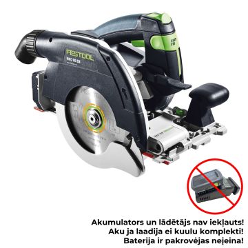 576163 Akumuliatorinis rankinis diskinis pjūklas HKC 55 EB-Basic promo 2021 Festool