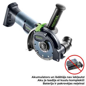 "Festool" kampinis šlifuoklis DSC-AGC 18-125 FH Li EB-Basic