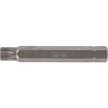 Skrūvgriežu uzgalis muciņā | M10 Uzgalis (XZN) | 3/8 Stiprinājums | 75 mm BGS