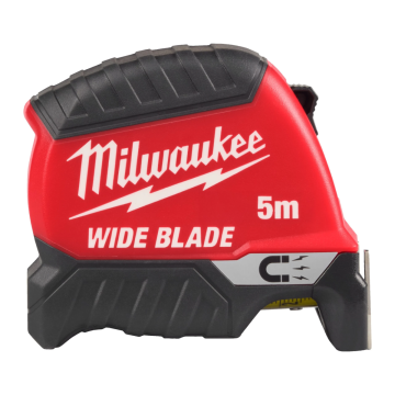 Magnētiskā mērlente 5m x 35mm, platā, WIDE BLADE, Milwaukee