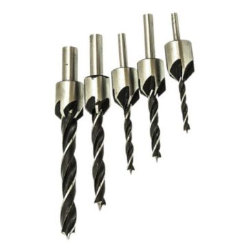 Medienos grąžtų rinkinys su 4-10 mm galvutėmis
