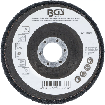 Pulēšanas disks Silīcija karbīds Ø 125 mm Graudu izmērs 180