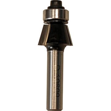 D-10609 Kraštų frezos su guoliais. Koto skersmuo - 8 Matmenys - 17,2 x 9,5 x 32 x 15 laipsnių