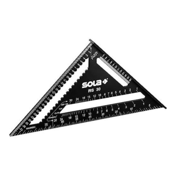 Staliaus kampas 30 cm, juodas 56160201