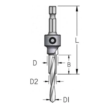 3 pakopų gręžimas laminatui 5x 7x 10x 19x 79