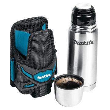 E-05599 "Makita" diržinis krepšys su termosu, inox, 200 ml.