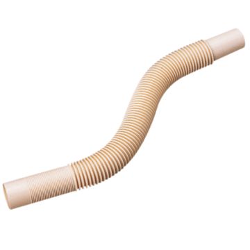 Lankstus vamzdis 42cm Ø28mm CL, DCL, DVC, kreminis