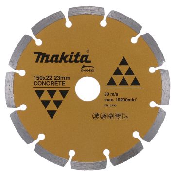 Deimantinis pjovimo diskas su segmentais 150 mm betonui/akmeniui