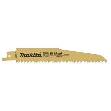 BIM sabalinio pjūklo geležtės 152x1,6mm (5-8tpi), 5vnt, metalas, mediena, mediena su vinimis