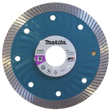 Deimantinis pjaustytuvas 125*1,4 mm keraminėms plytelėms, porcelianui
