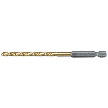 1/4" HSS-TIN metalo grąžtas 4 mm