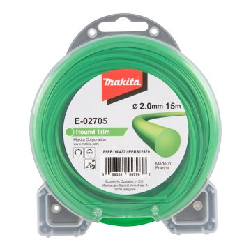 E-02705 Laidas 2,0 mm/15 m apvalus