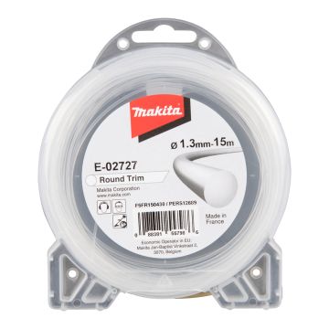 E-02727 Laidas 1,3 mm/15 m apvalus
