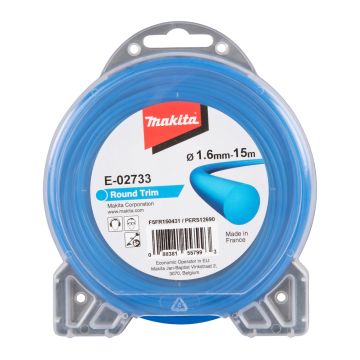 E-02733 Laidas 1,6 mm/15 m apvalus