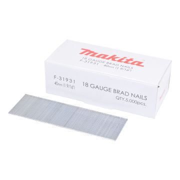 Kaištinės veržlės 1,2x40mm, 18ga, 5000 vnt, AF505, AF550H, DBN500