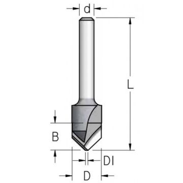 V formos frezos "Neobond" 135x 45x 18,0x 2x 15,5x 57