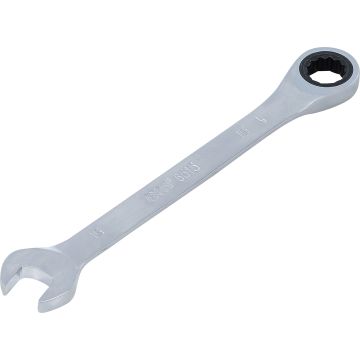 6515 15 mm apverčiamasis kombinuotas veržliaraktis 72 dantų BGS