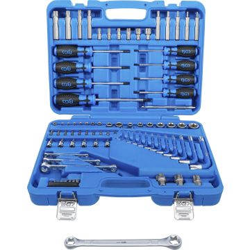 7849 Veržliarakčių rinkinys Torx 1/4+1/2 84 gb BGS