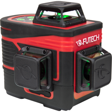 035.3DG Cross lāzers Futech Multicross 3D Compact ar zaļo staru