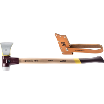 "SIMPLEX" skaldymo kirvis su plonu ketaus korpusu ir hikorio kotu, Ø 50 / kotas 685 mm, Sup