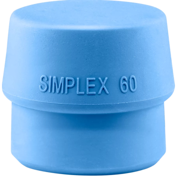 HALDER SIMPLEX įdėklas TPE minkštas, mėlynas 60 mm