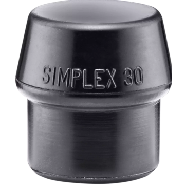 HALDER SIMPLEX įdėklas Gumos mišinys, juodas, 30 mm