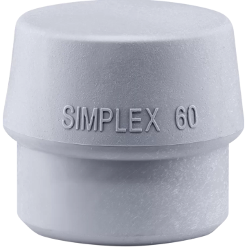 HALDER SIMPLEX įdėklas TPE, vidutinio kietumo, pilkas 60 mm