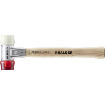HALDER BASEPLEX 40 mm plaktukas minkštu paviršiumi Nailono/celiuliozės acetatas su cinko liejinio korpusu