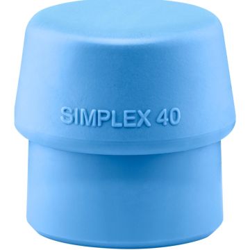 HALDER SIMPLEX įdėklas TPE minkštas, mėlynas 40 mm