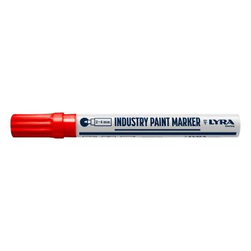 Rūpniecības marķieris sarkans Lyra 1-4mm 400C