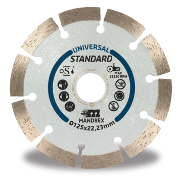 MDZU230S Deimantinis 230 mm diskas - standartinis