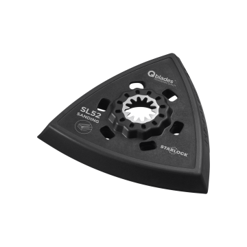 "Qblades" Šlifavimo trinkelė trikampis 93 mm perforuota SL52-1vnt