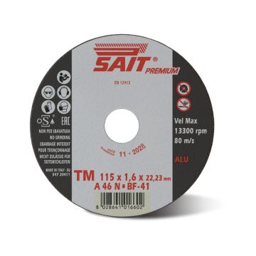 01616 230x2,5x22,23 Pjovimo diskas ALU SAIT-TM
