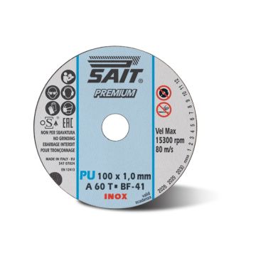 05048 75x1x9,53 A60T Pjovimo diskas SAIT-PU INOX