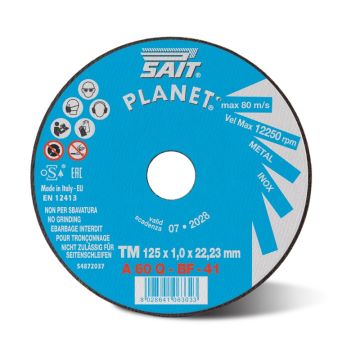 06303 125x1x22,23 A60Q Pjovimo diskas Planet TM INOX