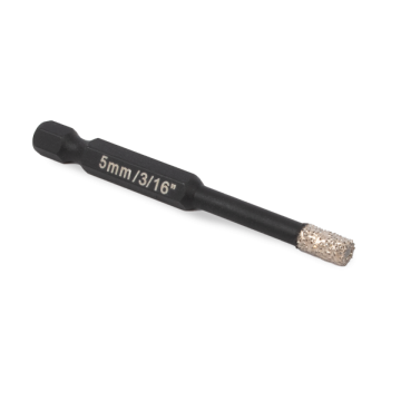 MHD21005B 5mm Dimanta kroņurbis ar vasku 1/4 kāts