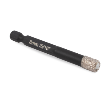 MHD21008B 8mm Dimanta kroņurbis ar vasku 1/4 kāts