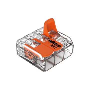 Klemme WAGO 3 vietas 6mm2 32A univers.