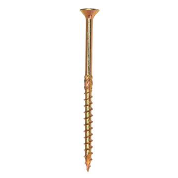 Medinių konstrukcijų varžtas su kūgine galvute, 6 mm x 100 mm, 100gb