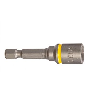 10036 13x50 mm smūginis lizdas 1/4 juodas (20)