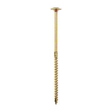 Medinių konstrukcijų varžtas su flanšine galvute, 10 mm x 140 mm, 50gb