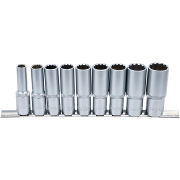5253 9-gb 12 taškų ilgųjų lizdų rinkinys 10-24mm 1/2 BGS