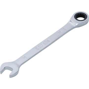 6514 14 mm apverčiamasis kombinuotas veržliaraktis 72 dantų BGS