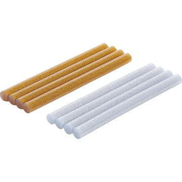 80848 Klijų lazdelės | aukso/sidabro spalvos metalikas 11*150mm 8gb