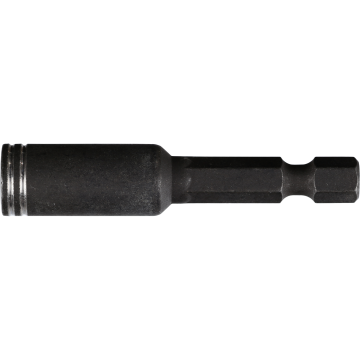 10124 "Cobit 1/4" 6,3x54 mm smūginis adapteris su žiedu juodas